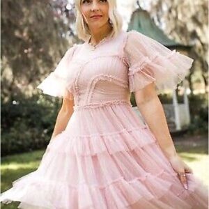 Ivy City pink Whimsical tulle dress
